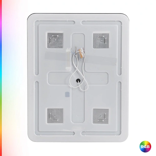 Зеркало CEZARES MULTICOLORE 700x800x30 CZR-SPC-MC-700-800-RGB-TCH с подсветкой RGB и сенсором Зеркало CEZARES MULTICOLORE 700x800x30 CZR-SPC-MC-700-800-RGB-TCH с подсветкой RGB и сенсором