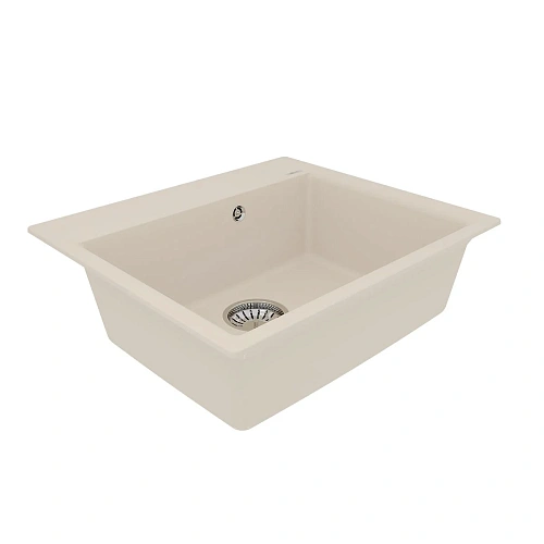 Кухонная мойка Lemark HANKA 570 врезная из кварцгранита, шампань 9910018 Кухонная мойка Lemark HANKA 570 врезная из кварцгранита, шампань 9910018