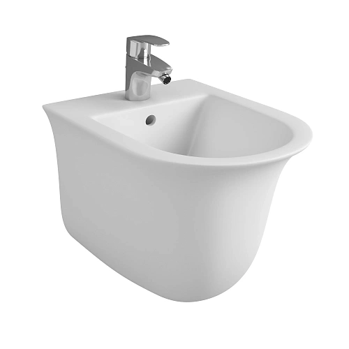 Биде подвесное GROSSMAN GR-B4412M белое матовое 485x345x365 Биде подвесное GROSSMAN GR-B4412M белое матовое 485x345x365