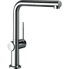 Картинка анонса товара «смеситель для кухни hansgrohe talis m54 270, eco, с вытяжным изливом, 1jet 72845000, хром»