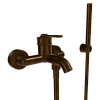 Смеситель для ванны Remer Atelier AL02BR, бронза масляная