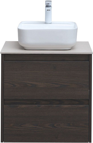 Тумба под раковину Aquanet Nova Lite 60 дуб черный (2 ящика) 00287894 Тумба под раковину Aquanet Nova Lite 60 дуб черный (2 ящика) 00287894