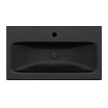 Раковина AM.PM Gem M90WCC0752BM мебельная, керамическая, 75 см, встраиваемая, черный матовый Раковина AM.PM Gem M90WCC0752BM мебельная, керамическая, 75 см, встраиваемая, черный матовый