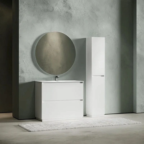 Тумба под раковину Sancos Libra Floor LB100FW напольная, 990х450х840 белый глянец Тумба под раковину Sancos Libra Floor LB100FW напольная, 990х450х840 белый глянец