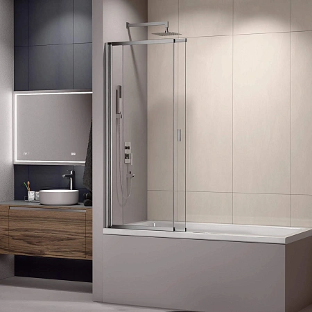 Шторка на ванну RGW Screens SC-40 1000 мм Easy Clean хром Шторка на ванну RGW Screens SC-40 1000 мм Easy Clean хром