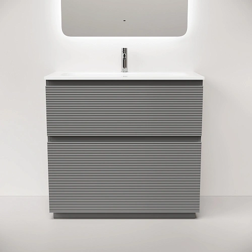 Тумба под раковину SANCOS Folk Floor FL90FES 890х445х850 Ergraut soft, напольная Тумба под раковину SANCOS Folk Floor FL90FES 890х445х850 Ergraut soft, напольная