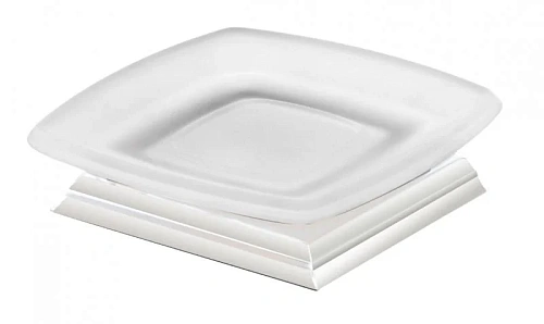 Мыльница ART&MAX ZOE AM-G-6834D-BiZOE настольная, белый Мыльница ART&MAX ZOE AM-G-6834D-BiZOE настольная, белый