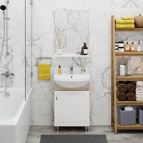 Тумба под раковину Onika ЭКО-52 дуб сонома 105207 Тумба под раковину Onika ЭКО-52 дуб сонома 105207