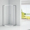 Душевой уголок CEZARES ECO-O-A-2-100-C-Cr 100x100см стекло прозрачное, профиль хром Душевой уголок CEZARES ECO-O-A-2-100-C-Cr 100x100см стекло прозрачное, профиль хром