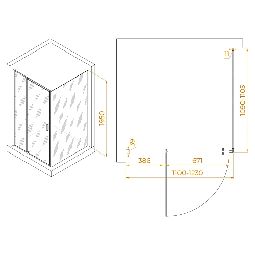 Душевой уголок RGW PA-078B (RGW PA-008B + Z-050-2B) 1100x1100 мм 350807812-14 черный Easy Clean Душевой уголок RGW PA-078B (RGW PA-008B + Z-050-2B) 1100x1100 мм 350807812-14 черный Easy Clean