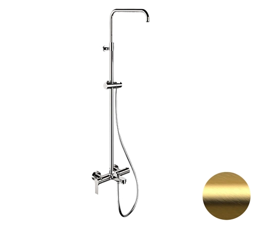 Душевая система Remer Energy EY34ASSDBG, брашированное золото Душевая система Remer Energy EY34ASSDBG, брашированное золото