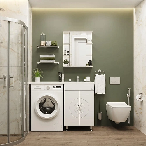 Зеркальный шкаф Onika ГЛОРИЯ 60.00 Универсальный 206041 Зеркальный шкаф Onika ГЛОРИЯ 60.00 Универсальный 206041