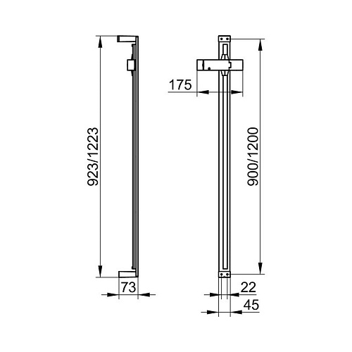 Душевая штанга Keuco EDITION 11 51185010900 Душевая штанга Keuco EDITION 11 51185010900