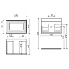 Тумба под раковину Sancos Very VR60W bianco Тумба под раковину Sancos Very VR60W bianco