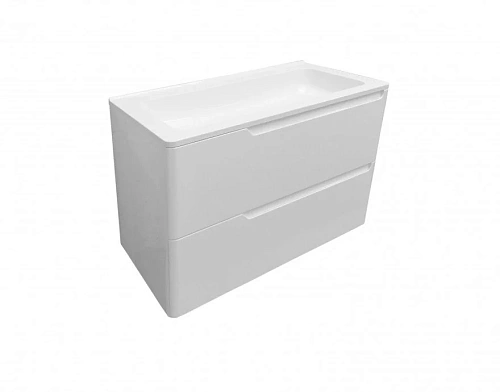 Тумба с раковиной Эстет Kare Luxe ФР-00005715 800х450 подвесная 2 ящика Тумба с раковиной Эстет Kare Luxe ФР-00005715 800х450 подвесная 2 ящика