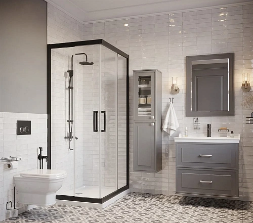 Шкаф-пенал STWORKI Хадстен L, серый 540850 Шкаф-пенал STWORKI Хадстен L, серый 540850