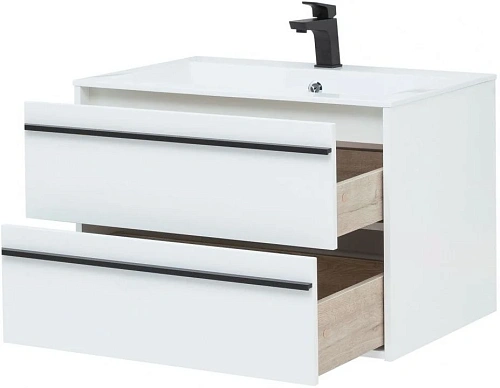 Тумба под раковину Aquanet Lino 80 белый матовый 00253903 Тумба под раковину Aquanet Lino 80 белый матовый 00253903