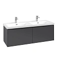 Тумба под раковину Villeroy & Boch Subway 3.0 Graphite / Graphite C56701VR C56701VR Тумба под раковину Villeroy & Boch Subway 3.0 Graphite / Graphite C56701VR C56701VR