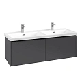 Тумба под раковину Villeroy & Boch Subway 3.0 Graphite / Graphite C56701VR C56701VR Тумба под раковину Villeroy & Boch Subway 3.0 Graphite / Graphite C56701VR C56701VR