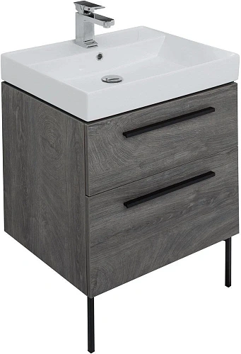 Комплект мебели Aquanet Nova 60 дуб рошелье (2 ящика) 00246281 Комплект мебели Aquanet Nova 60 дуб рошелье (2 ящика) 00246281