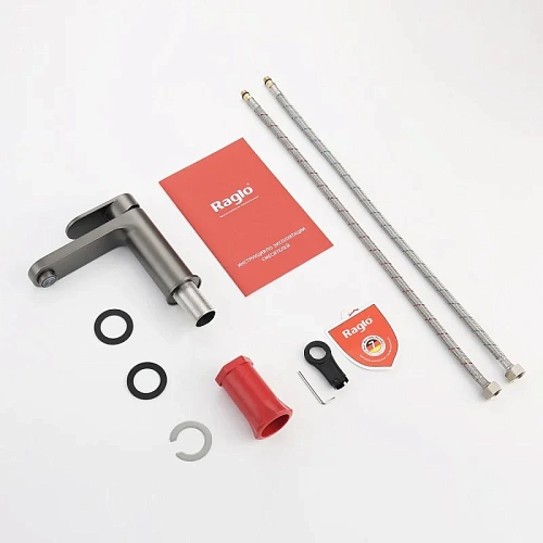 Смеситель для раковины Raglo R50.10.09, графит Смеситель для раковины Raglo R50.10.09, графит