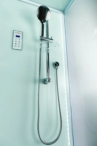 Душевая кабина Esbano ELEGANCIA (ESKL115CRL) полукруглая с крышей и LED освещением ES-L115CR LEFT 85x115x210 Душевая кабина Esbano ELEGANCIA (ESKL115CRL) полукруглая с крышей и LED освещением ES-L115CR LEFT 85x115x210