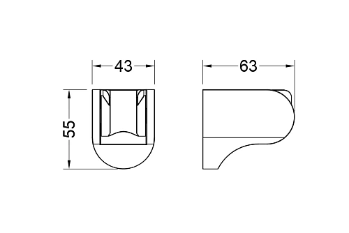 Держатель ручного душа Aquatek AQ2405MB Черный матовый Держатель ручного душа Aquatek AQ2405MB Черный матовый