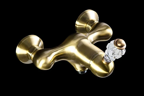 Смеситель для душа Boheme CRYSTAL бронза (одноручковый) 304-CRST Смеситель для душа Boheme CRYSTAL бронза (одноручковый) 304-CRST