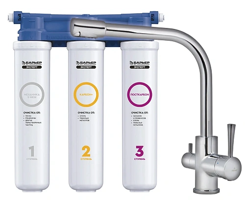 Смеситель для кухни Kaiser 26044 хром с фильтром Барьер Эксперт Slim Классик. БР26044 Смеситель для кухни Kaiser 26044 хром с фильтром Барьер Эксперт Slim Классик. БР26044