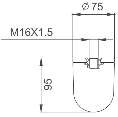 Запасная насадка для ершика Haiba HB753-1 Запасная насадка для ершика Haiba HB753-1