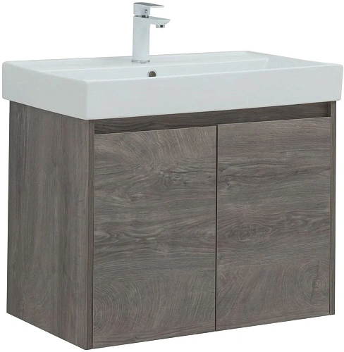 Тумба под раковину Aquanet Nova Lite 75 дуб рошелье (2 дверцы) 00298851 Тумба под раковину Aquanet Nova Lite 75 дуб рошелье (2 дверцы) 00298851