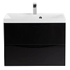 Тумба под раковину BelBagno MARINO-600-2C-SO-NL-P подвесная 600x450 Nero Lucido