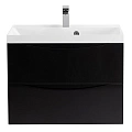 Тумба под раковину BelBagno MARINO-700-2C-SO-NL-P подвесная 700x450 Nero Lucido Тумба под раковину BelBagno MARINO-700-2C-SO-NL-P подвесная 700x450 Nero Lucido