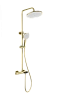 Душевая система Wonzon &amp; Woghand с термостатом, брашированное золото (WW-B2091-A-BG)