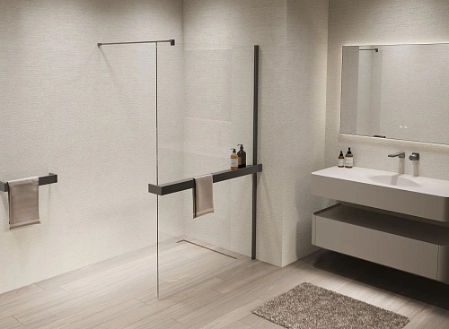 Душевая перегородка Vincea Walk-In VSW-1HR900CLGM 900x2000 вороненая сталь, стекло прозрачное Душевая перегородка Vincea Walk-In VSW-1HR900CLGM 900x2000 вороненая сталь, стекло прозрачное