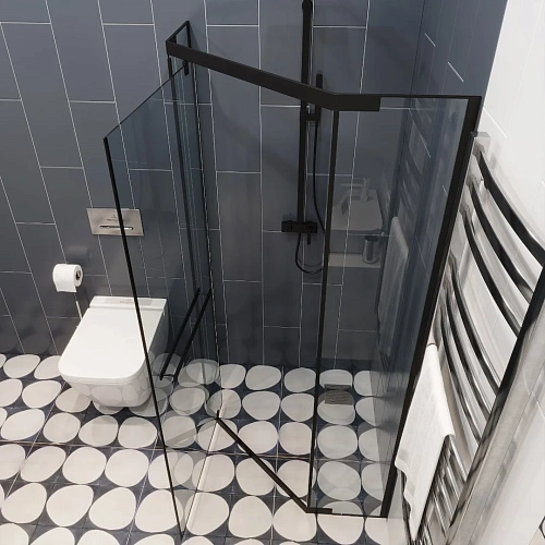 Душевой уголок Ceruttispa CHIKA ZP91B без поддона 90x90x195 Душевой уголок Ceruttispa CHIKA ZP91B без поддона 90x90x195