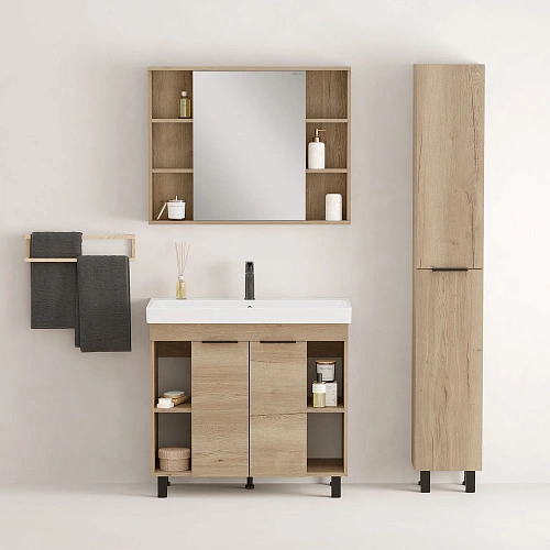 Тумба под раковину Onika Легран 90 см 109031 напольная, дуб галифакс (для Адриана 90) Тумба под раковину Onika Легран 90 см 109031 напольная, дуб галифакс (для Адриана 90)