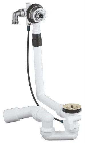 Слив-перелив с функцией налива GROHE Talentofill, никель матовый (28990EN0) Слив-перелив с функцией налива GROHE Talentofill, никель матовый (28990EN0)