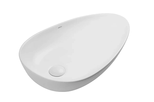 Раковина ABBER Bequem AC2117MW накладная, белая матовая Раковина ABBER Bequem AC2117MW накладная, белая матовая