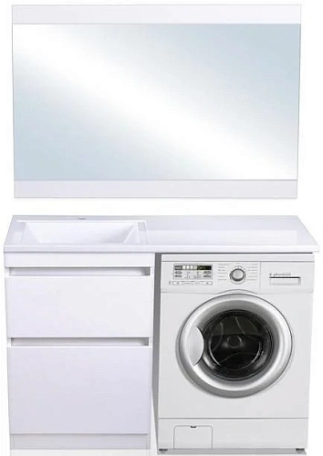 Зеркало Style Line Даллас 130, Люкс белое СС-00000581 Зеркало Style Line Даллас 130, Люкс белое СС-00000581