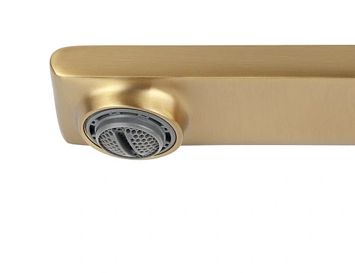 Смеситель для раковины Kaiser Serio 05311-3 Шлифованное золото Смеситель для раковины Kaiser Serio 05311-3 Шлифованное золото