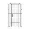 Картинка анонса товара «душевой уголок new trendy new komfort black 90x90x190 k-0584 (черный)»