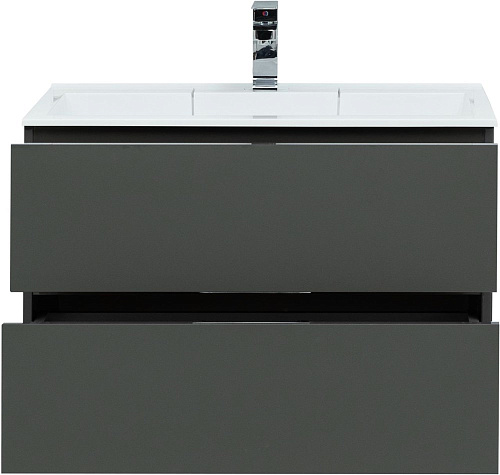 Тумба под раковину Aquanet Алвита 80 серый антрацит 00215120 Тумба под раковину Aquanet Алвита 80 серый антрацит 00215120