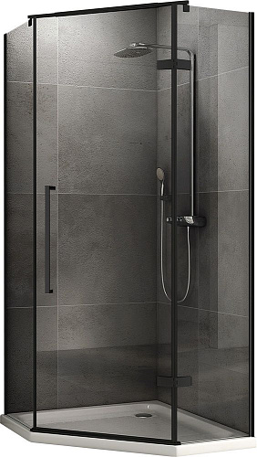 Душевой уголок ABBER Ewiges Wasser AG05080B 80x80 см универсальный, профиль черный, стекло прозрачное Душевой уголок ABBER Ewiges Wasser AG05080B 80x80 см универсальный, профиль черный, стекло прозрачное