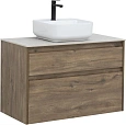Тумба под раковину Aquanet Nova Lite 90 дуб рустикальный (2 ящика) 00249518 Тумба под раковину Aquanet Nova Lite 90 дуб рустикальный (2 ящика) 00249518