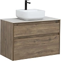 Тумба под раковину Aquanet Nova Lite 90 дуб рустикальный (2 ящика) 00249518 Тумба под раковину Aquanet Nova Lite 90 дуб рустикальный (2 ящика) 00249518