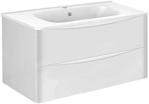 Тумба под раковину Vincea Paola 100 G.White VMC-2P100GW Тумба под раковину Vincea Paola 100 G.White VMC-2P100GW