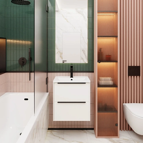 Тумба под раковину La Fenice Tesoro Platina 60 FNC-01-TES-PB-60-2 белый Тумба под раковину La Fenice Tesoro Platina 60 FNC-01-TES-PB-60-2 белый