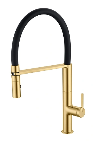 Смеситель для кухни Vincea VKF-114BG, брашированное золото Смеситель для кухни Vincea VKF-114BG, брашированное золото