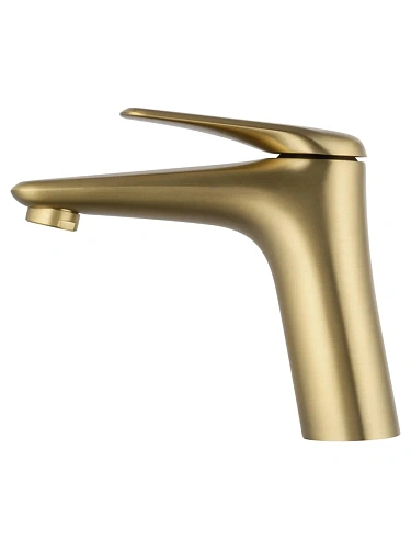 Смеситель для раковины Wonzon & Woghand брашированное золото (WW-A41222-BG) Смеситель для раковины Wonzon & Woghand брашированное золото (WW-A41222-BG)